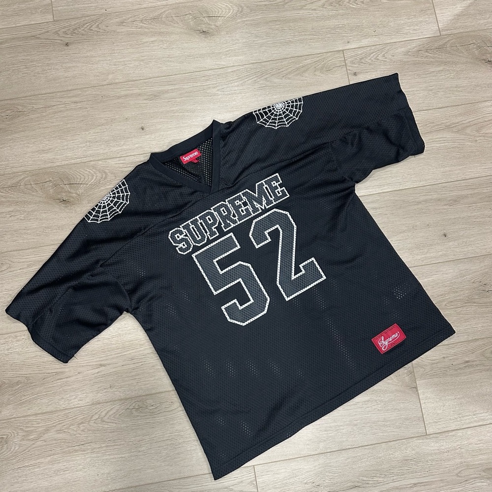 Supreme Mesh Spiderweb Football Jersey